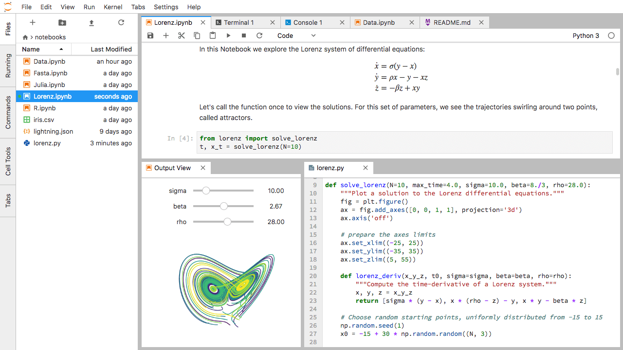 run code in python jupyter notebook step by step